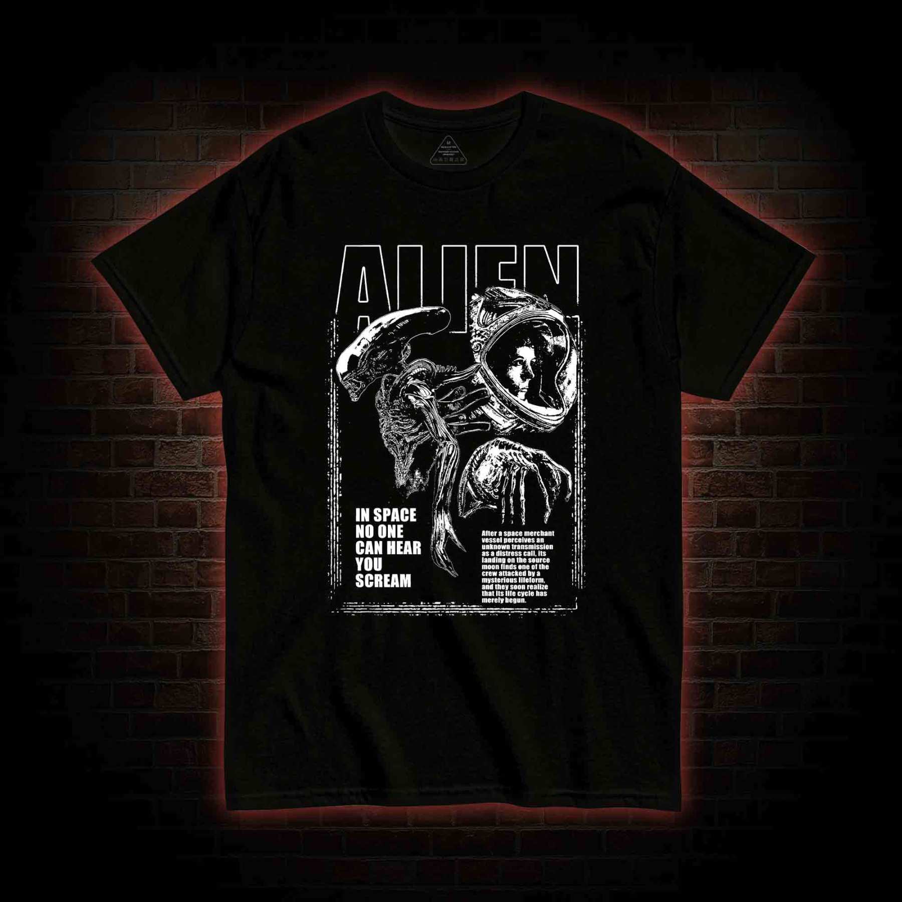 Alien Space Blk T-shirt