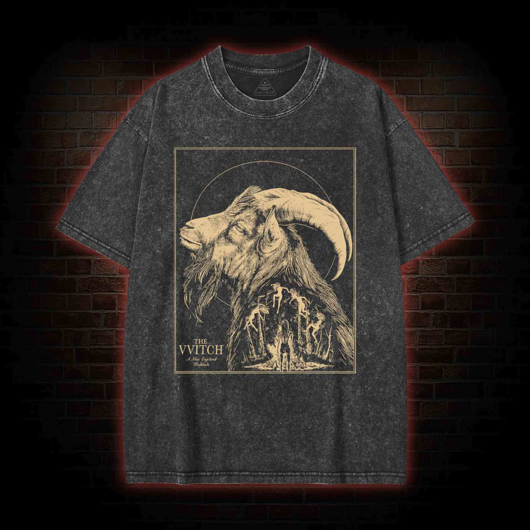 The Witch Vvitch Inspired Black Phillip Washed T-shirt