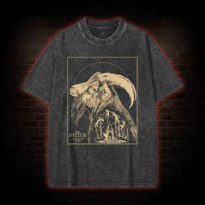 The Witch Vvitch Inspired Black Phillip Washed T-shirt