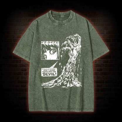 Don't Shake Hands With the Devil Washed T-shirt