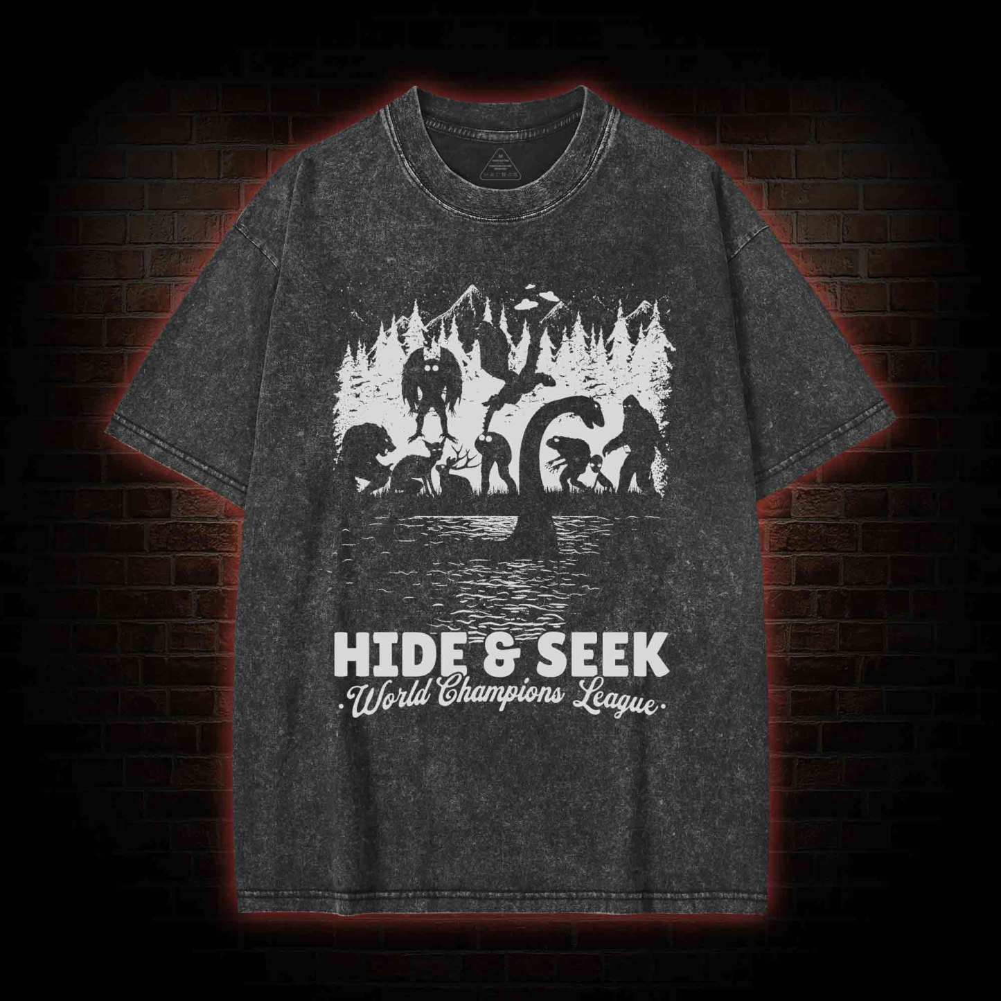 Hide & Seek World Champion League Washed T-shirt