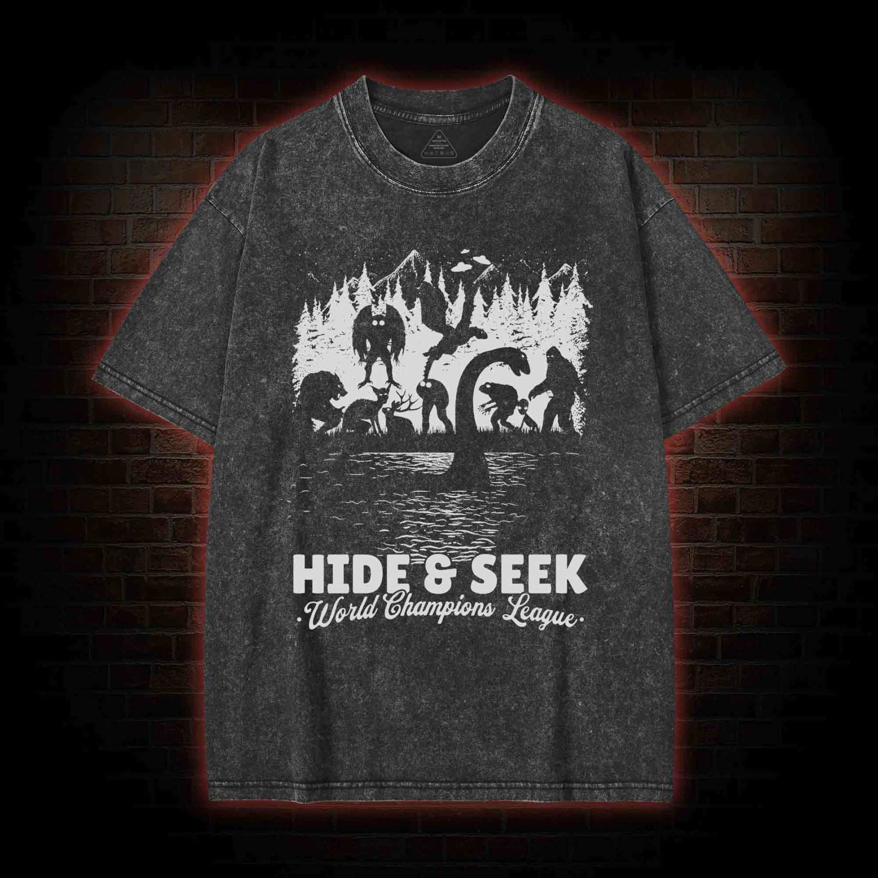 Hide & Seek World Champion League Washed T-shirt