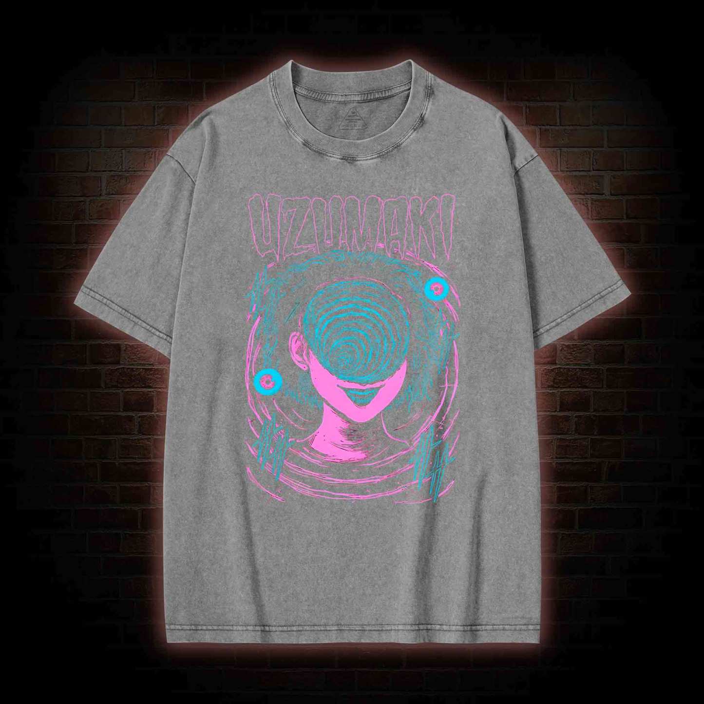 UZUMAKI Girl Washed T-shirt