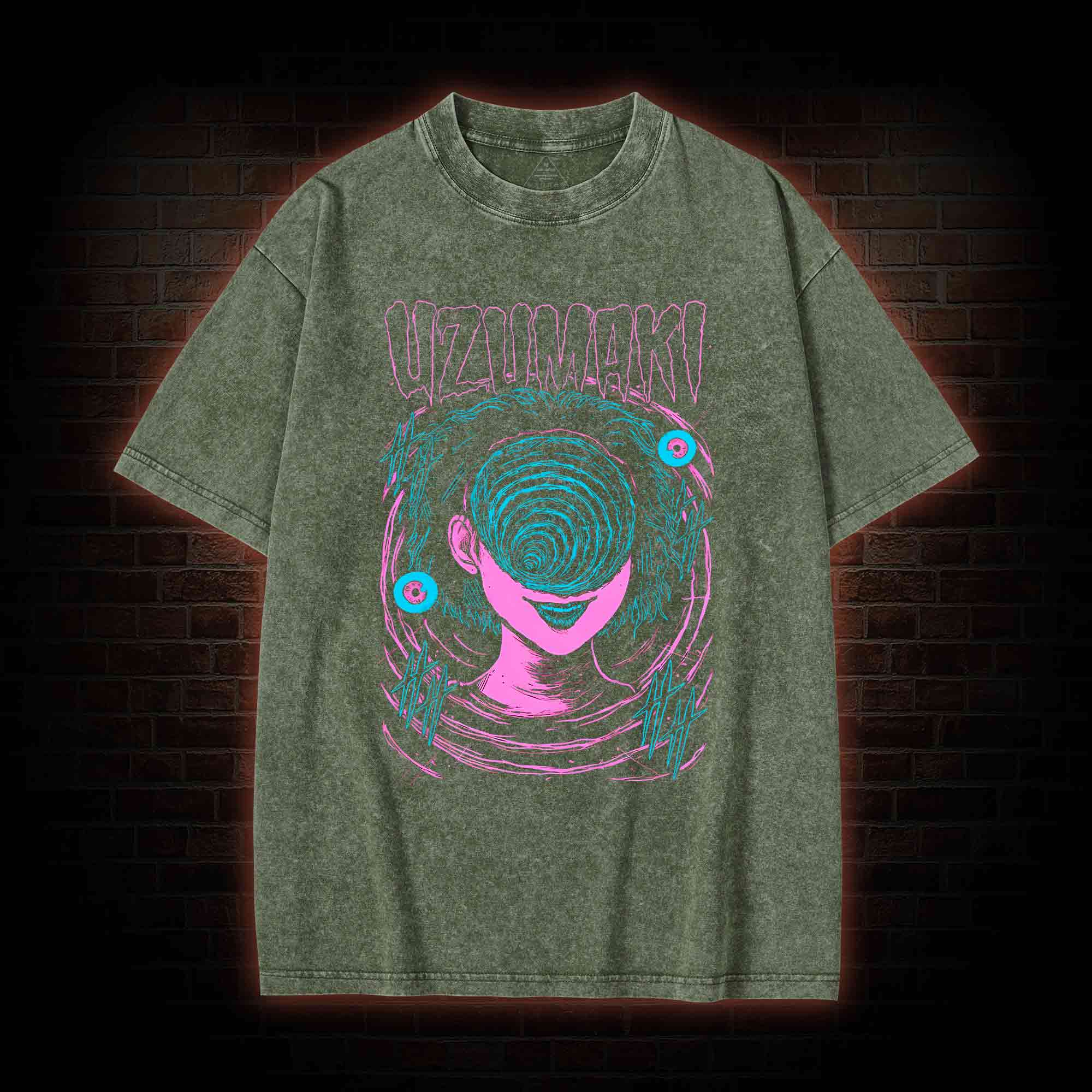 UZUMAKI Girl Washed T-shirt