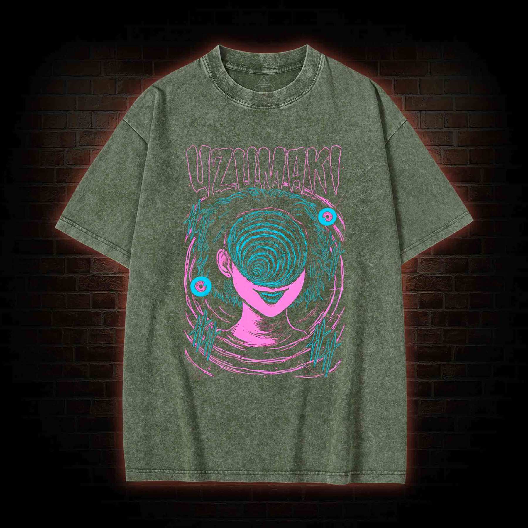 UZUMAKI Girl Washed T-shirt