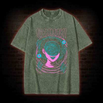 UZUMAKI Girl Washed T-shirt