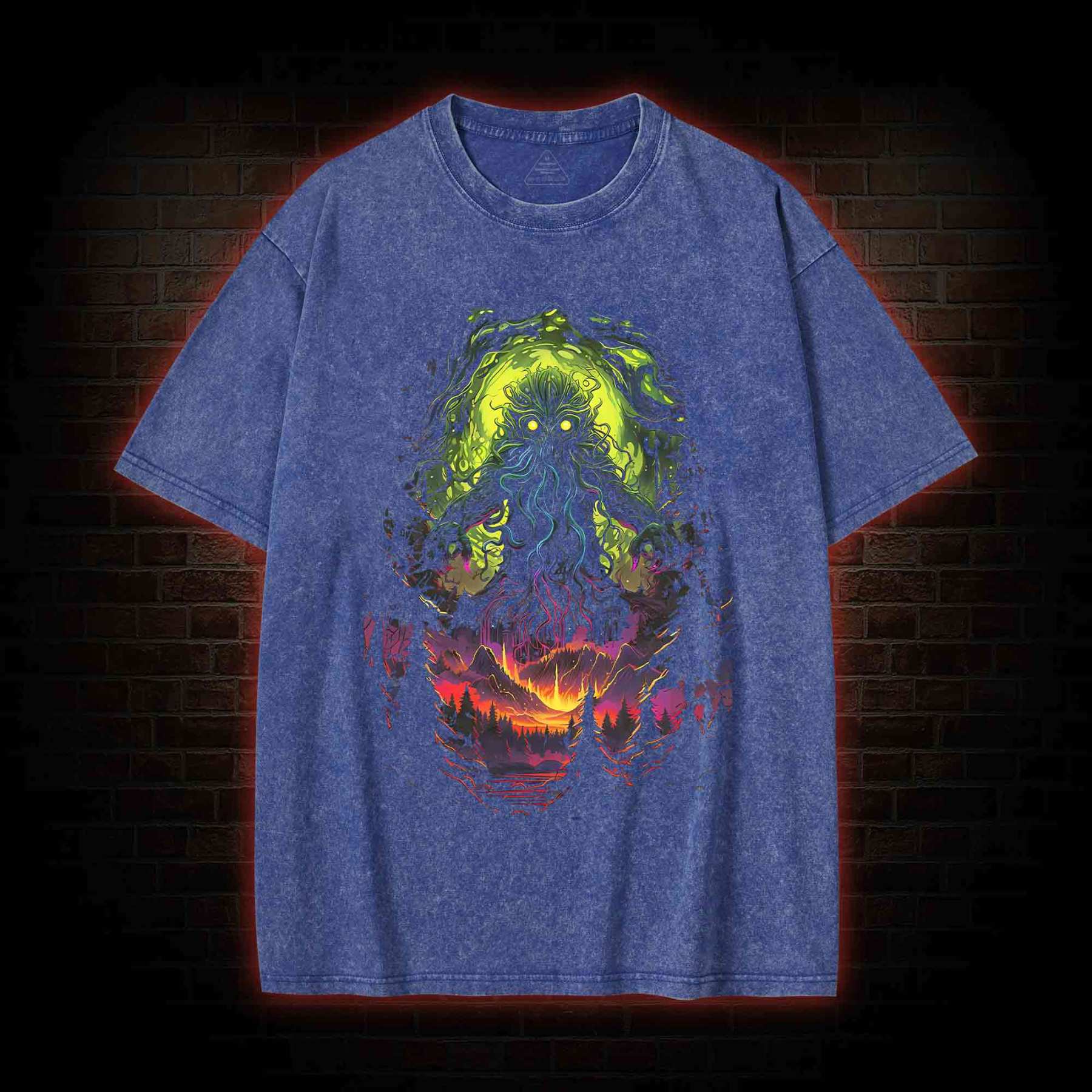 Cthulhu Terror Washed T-Shirt