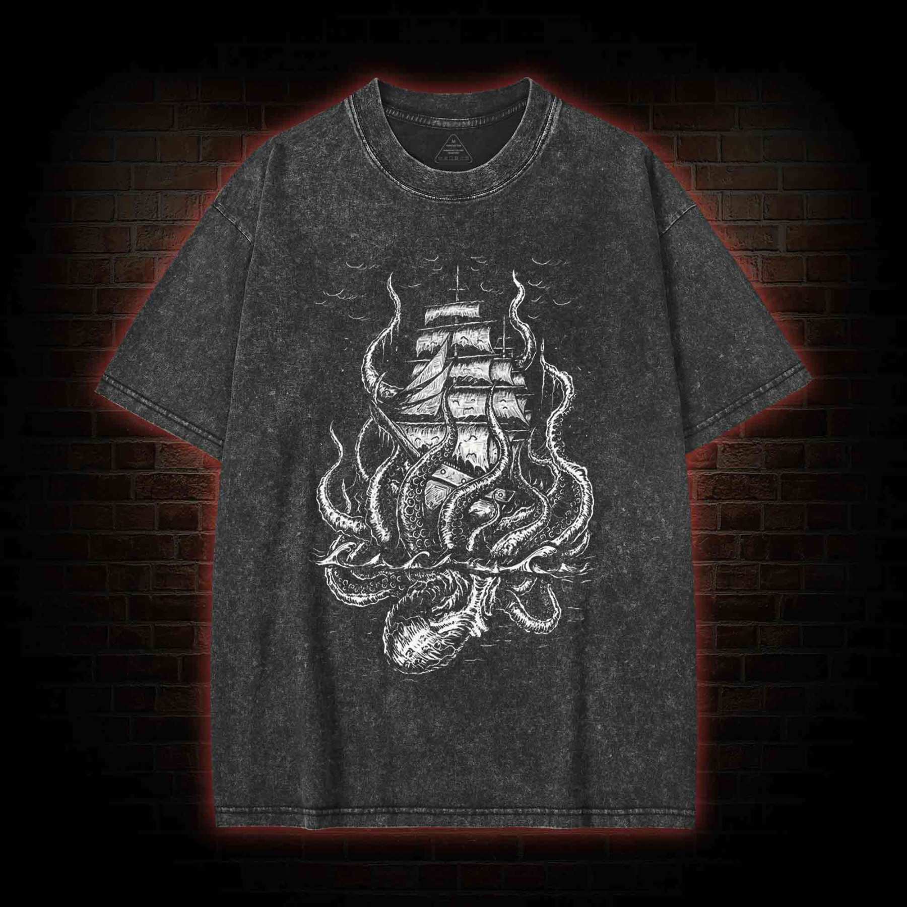 Cthulhu Mythos Washed T-Shirt