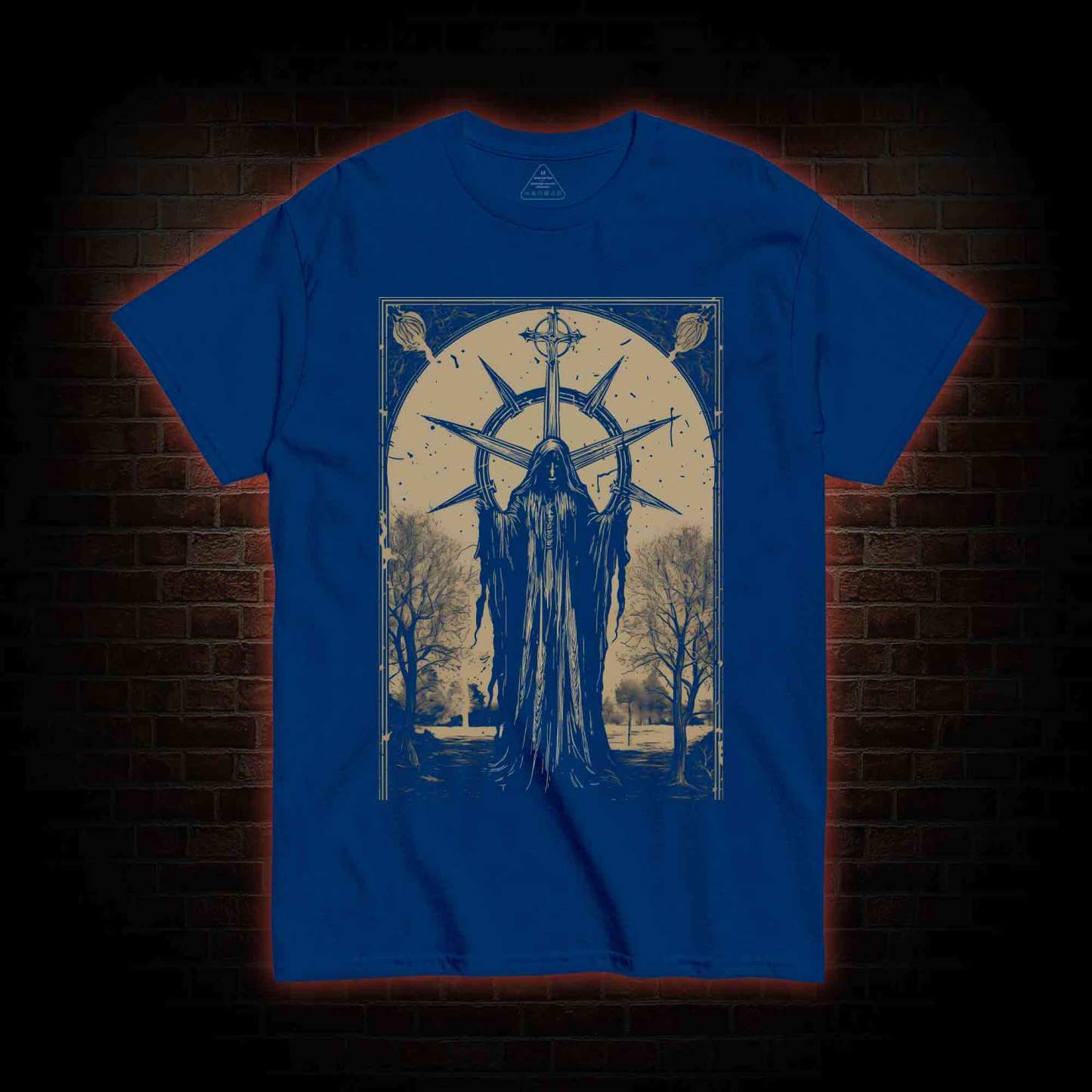 Death in Cloak Tarot Card T-Shirt