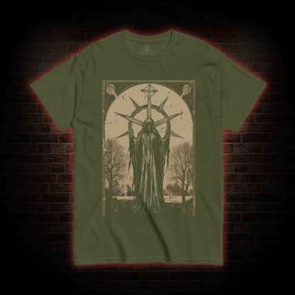 Death in Cloak Tarot Card T-Shirt