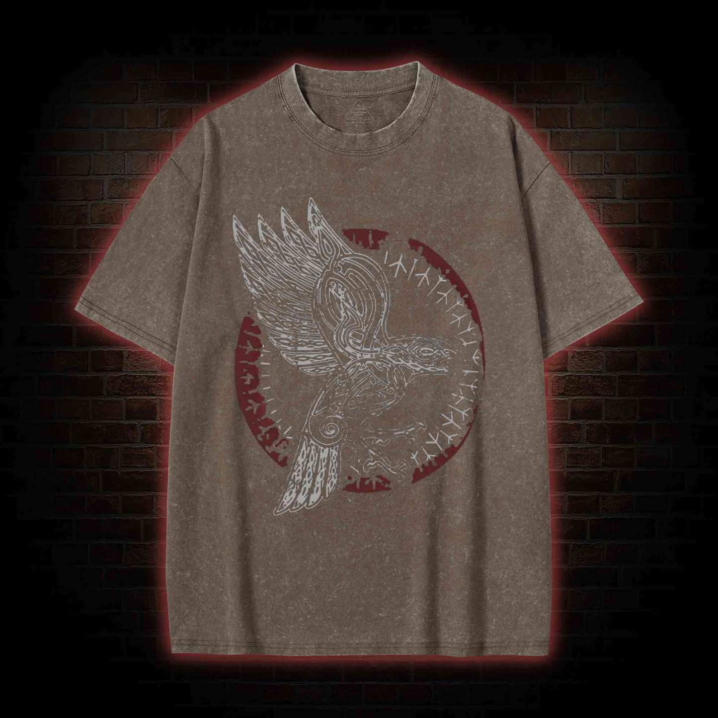 Odin's Raven Washed T-shirt