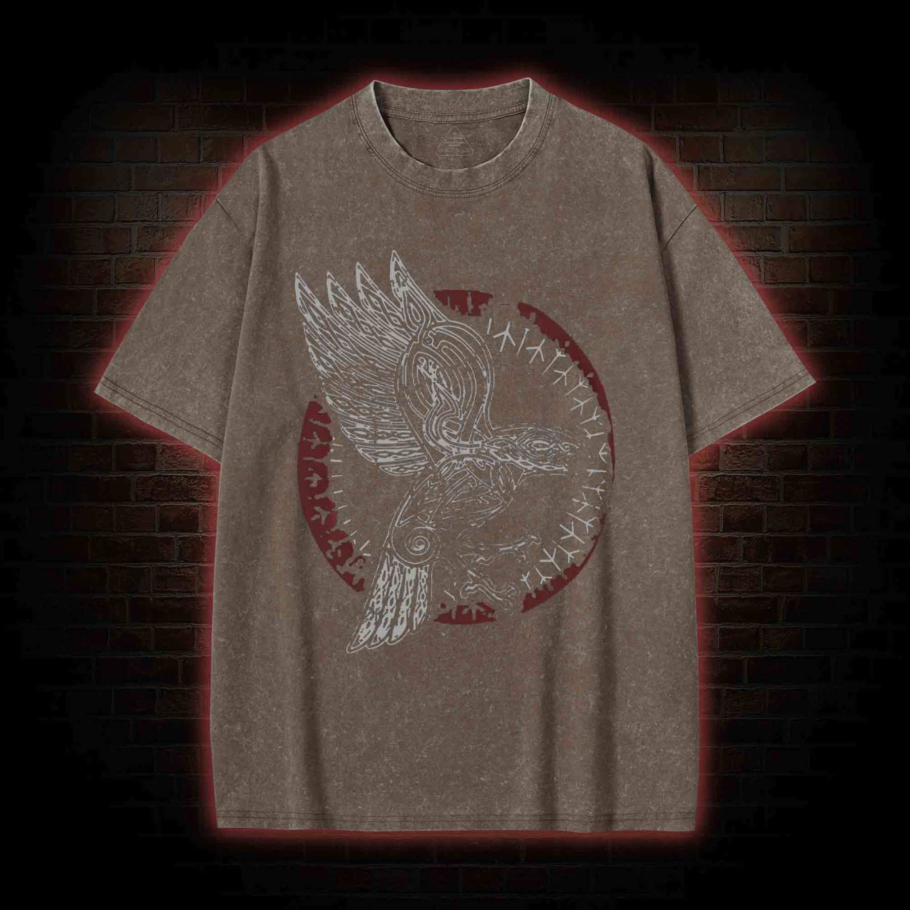 Odin's Raven Washed T-shirt