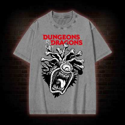 Dungeons Dragons Beholder Washed T-shirt