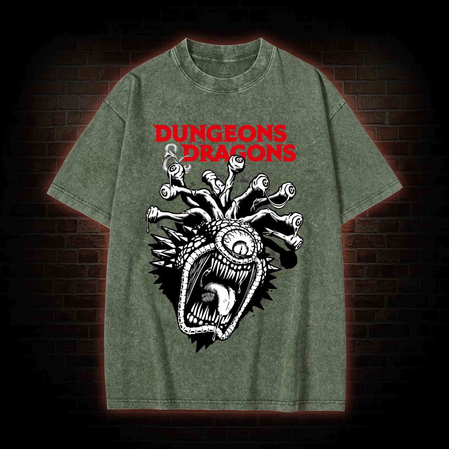 Dungeons Dragons Beholder Washed T-shirt