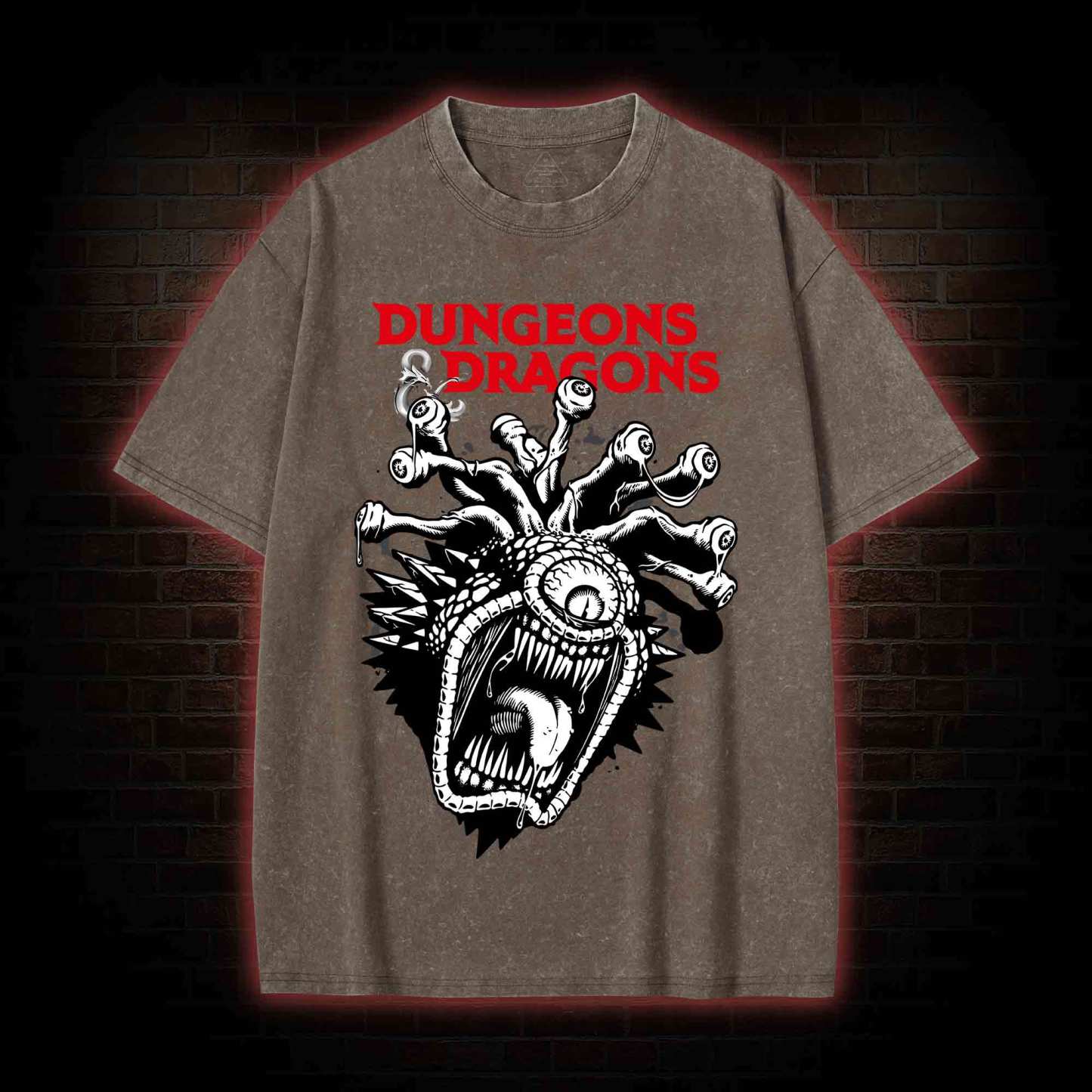 Dungeons Dragons Beholder Washed T-shirt