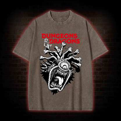 Dungeons Dragons Beholder Washed T-shirt