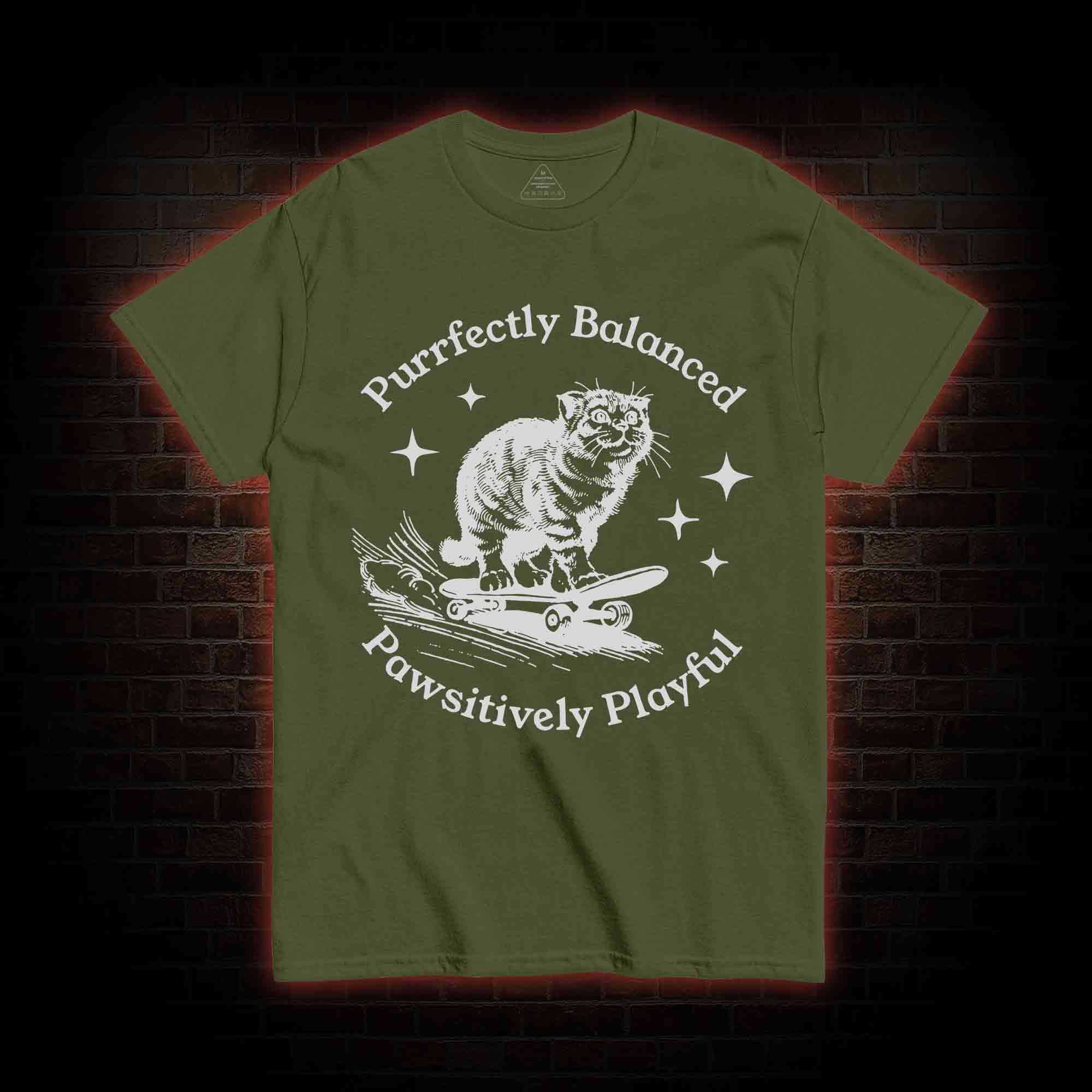 Purrfectly Balanced T-shirt