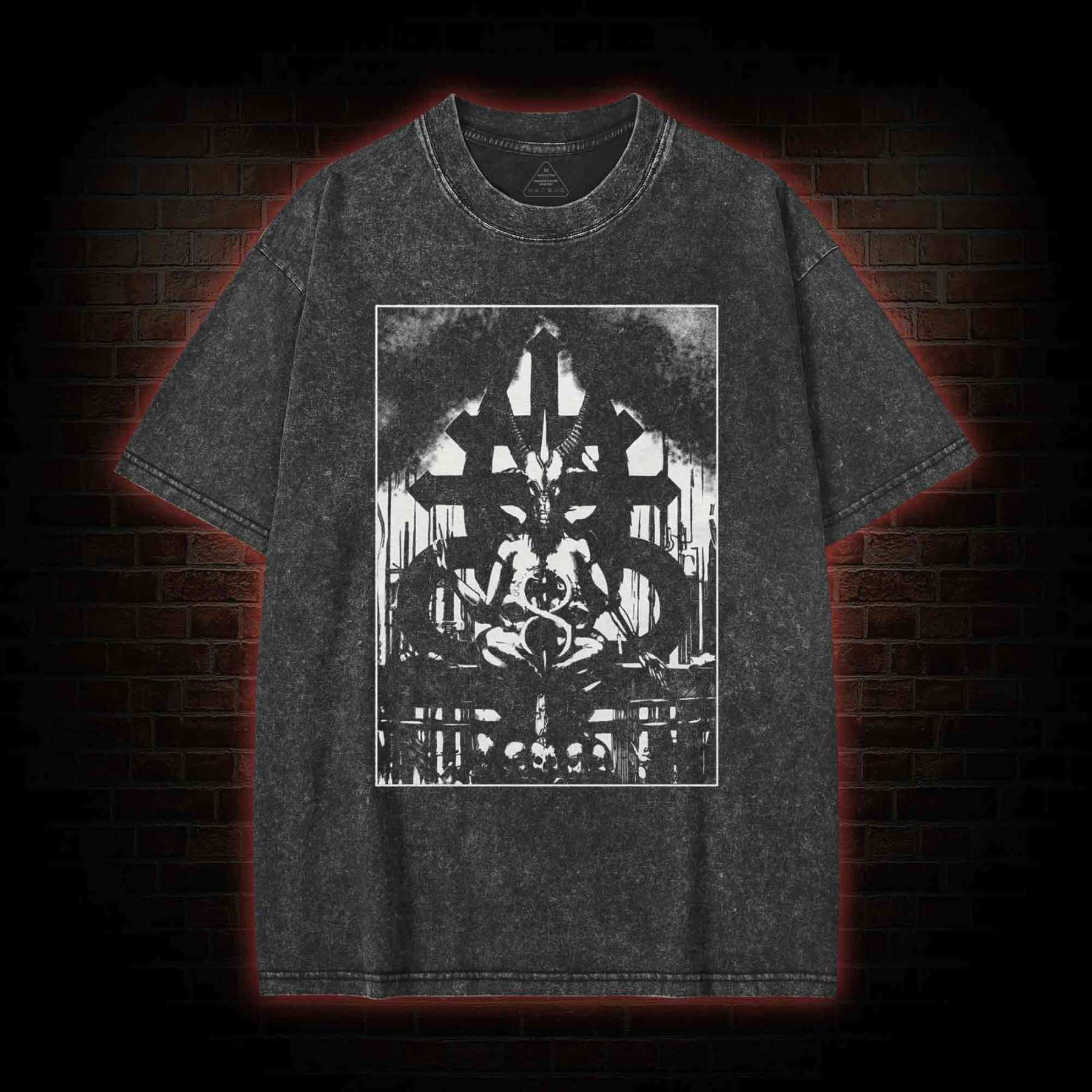 Baphomet Washed T-shirt