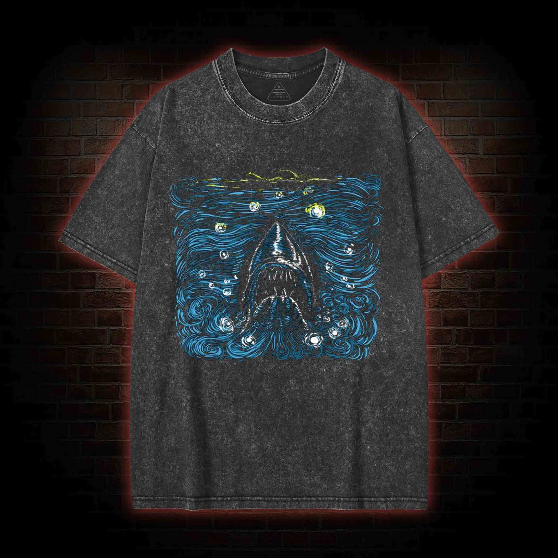 Starry Shark Washed T-shirt
