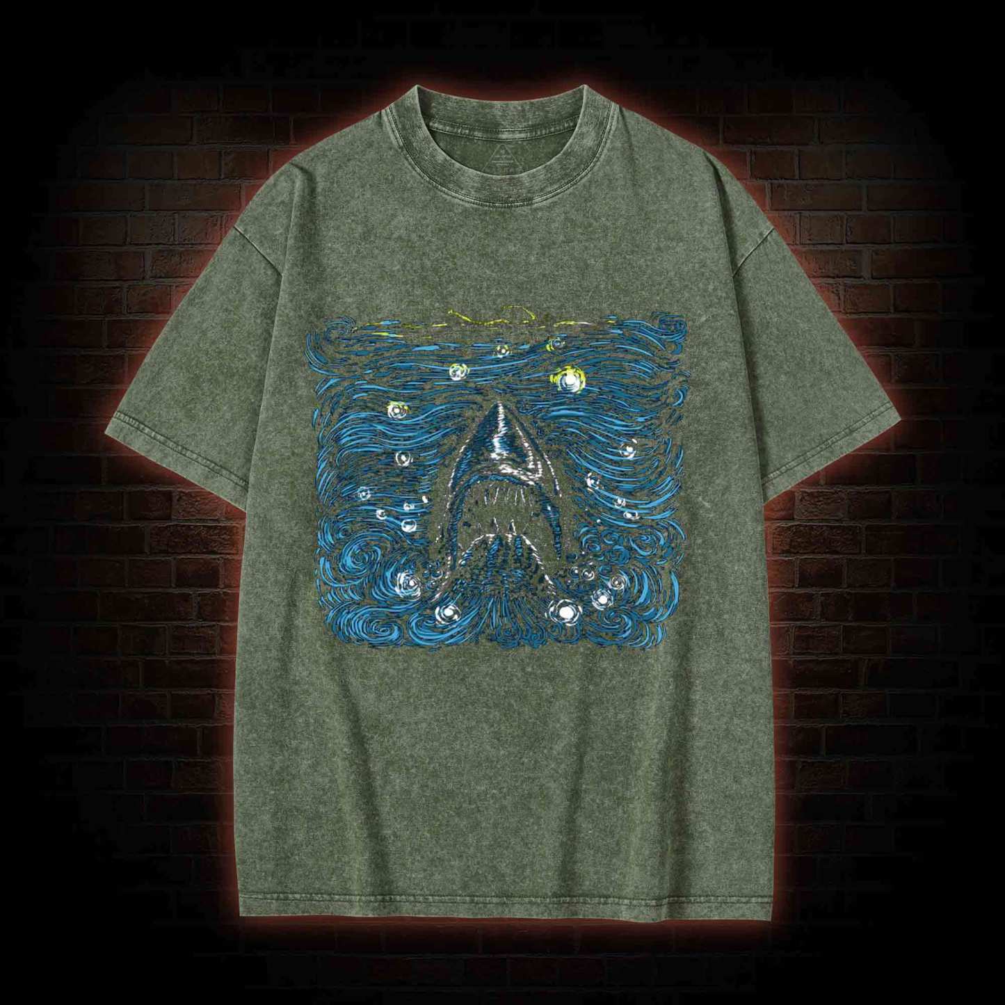 Starry Shark Washed T-shirt