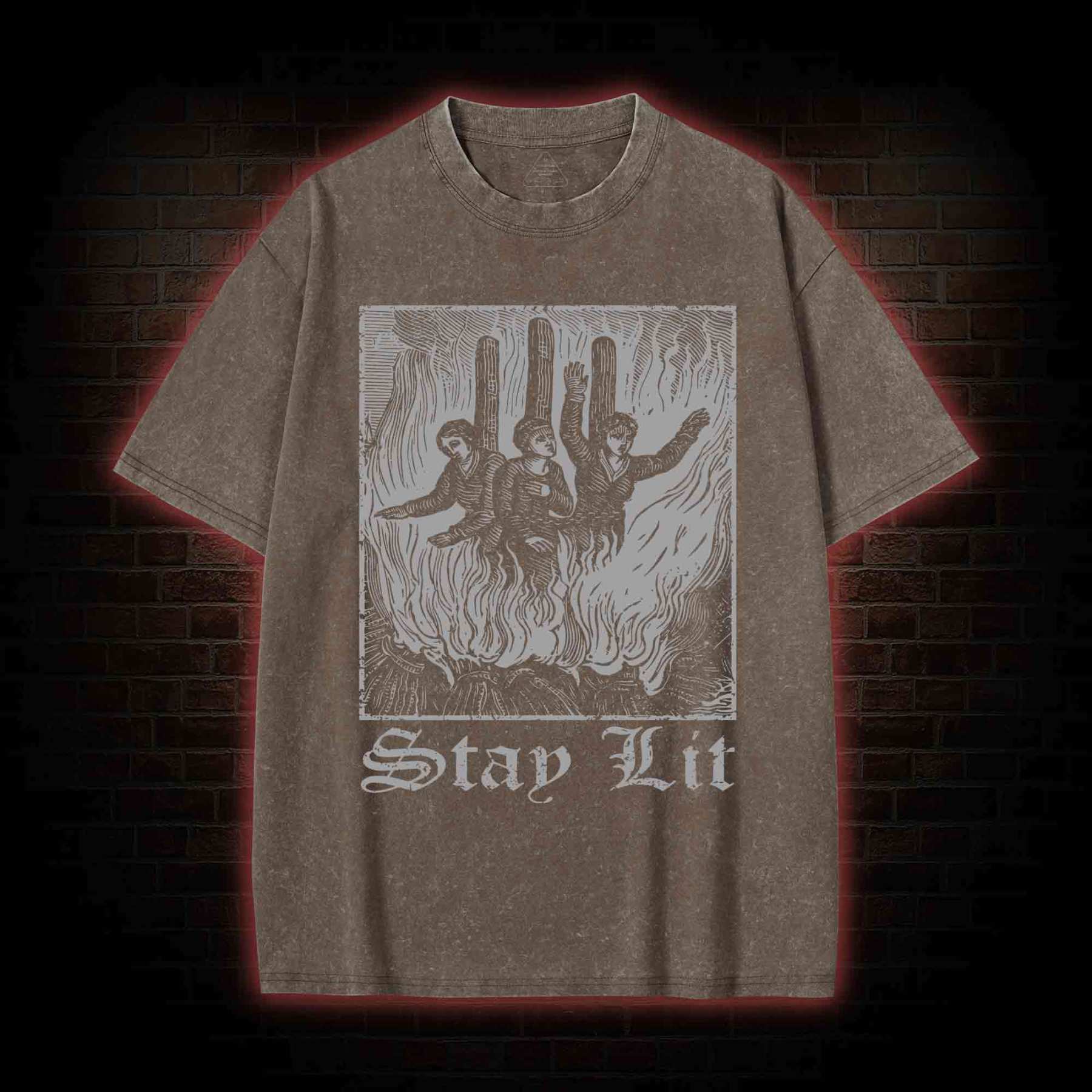 Stay Lit Washed T-shirt