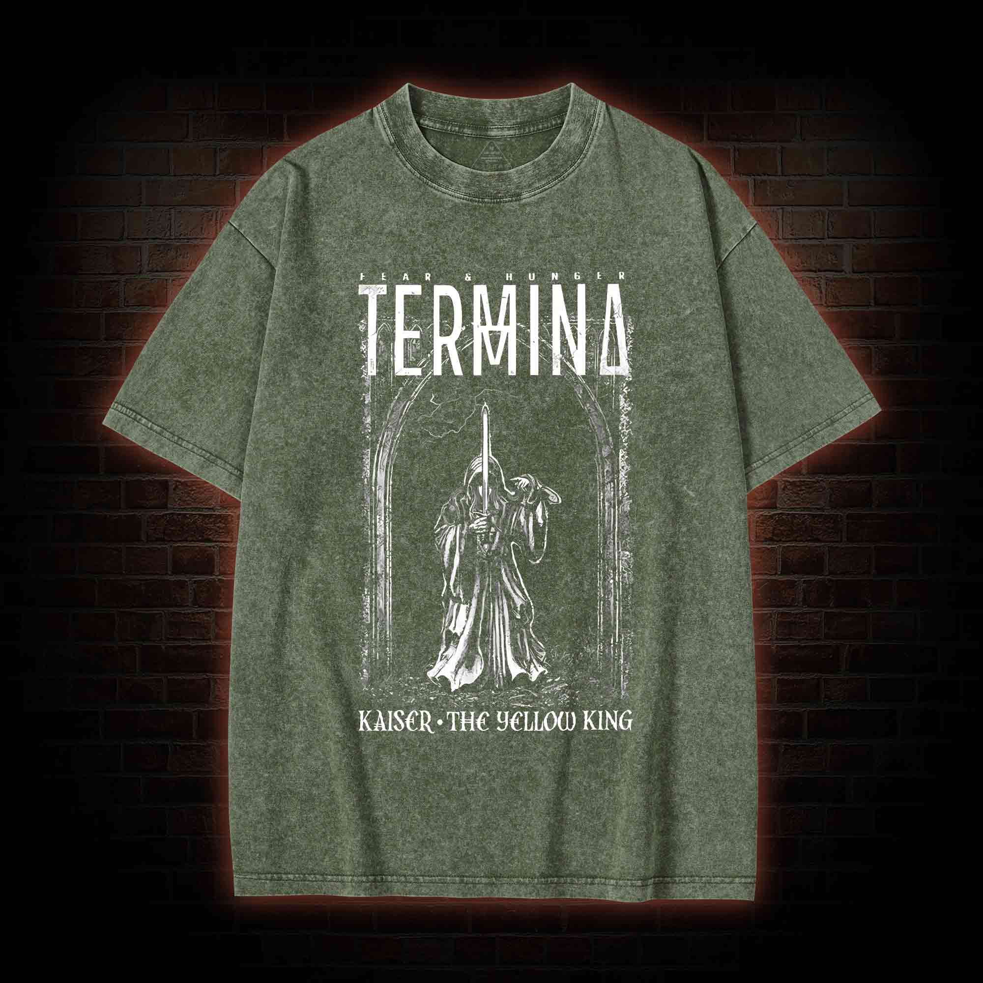 Termina Kaiser The Yellow King Washed T-shirt