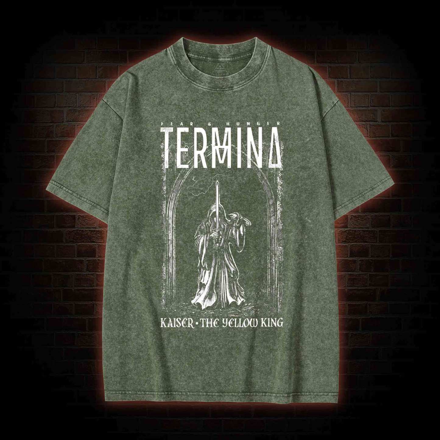 Termina Kaiser The Yellow King Washed T-shirt