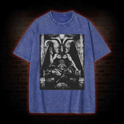 Demonic Goat Washed T-shirt