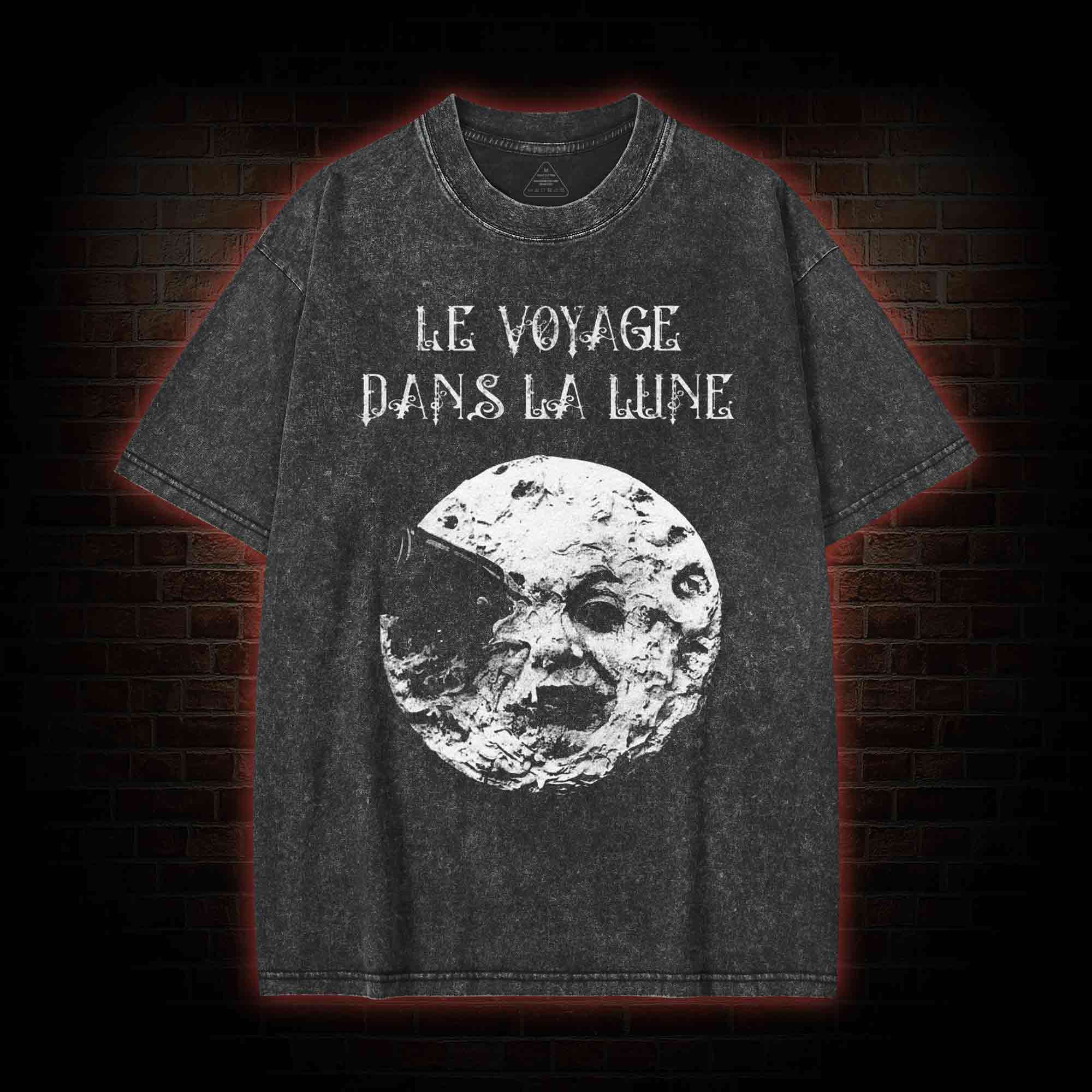 A Trip To The Moon Washed T-shirt