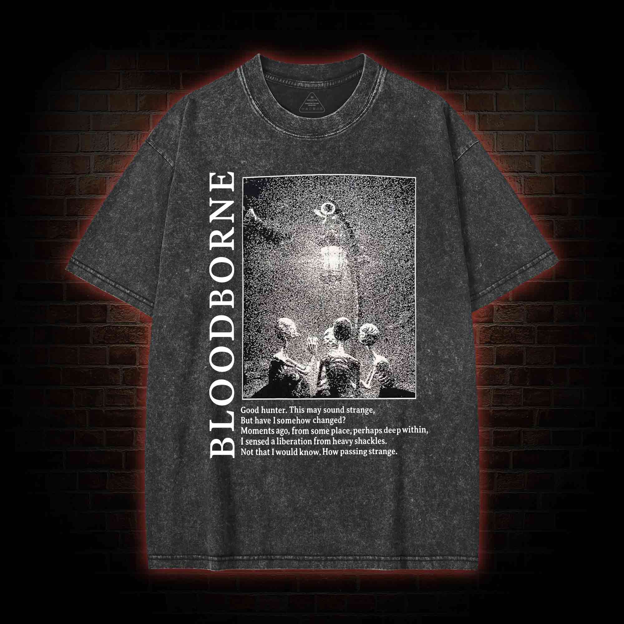 Hunter and Lamp Messengers Washed T-shirt