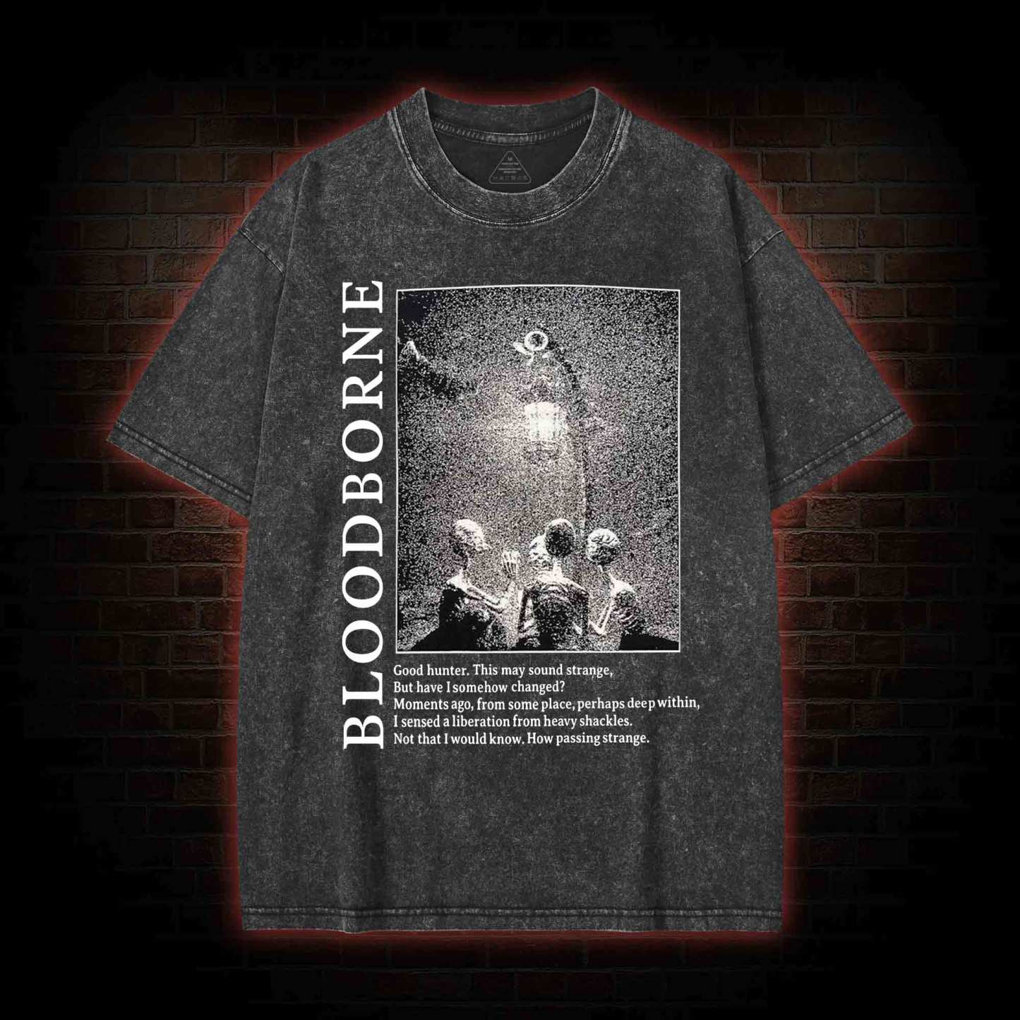 Hunter and Lamp Messengers Washed T-shirt