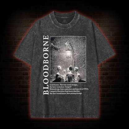Hunter and Lamp Messengers Washed T-shirt