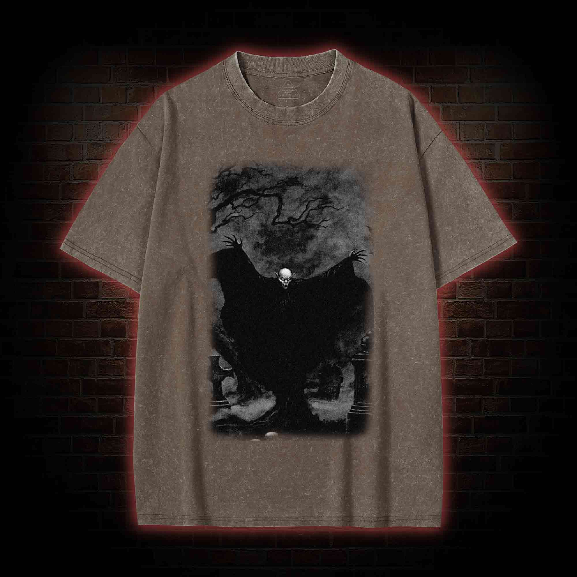 Vampire Nosferatu Washed T-shirt
