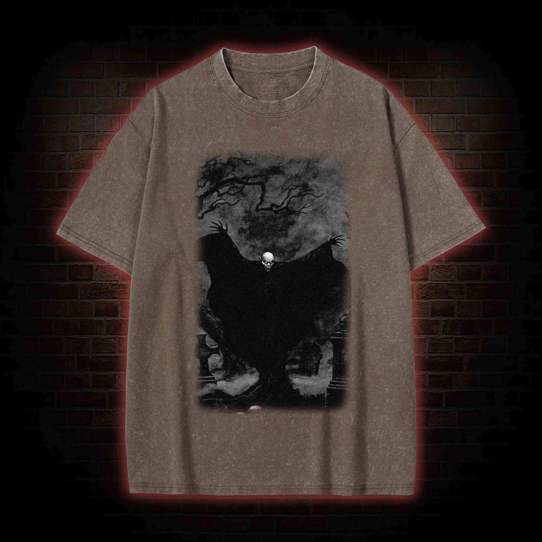 Vampire Nosferatu Washed T-shirt