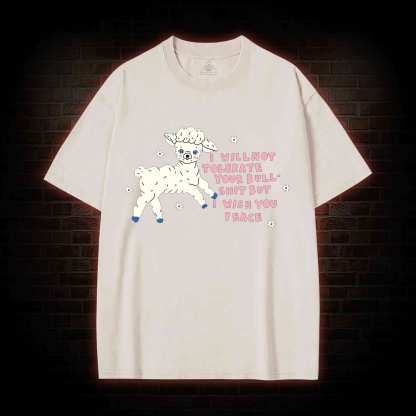 I Wish You Peace Washed T-shirt