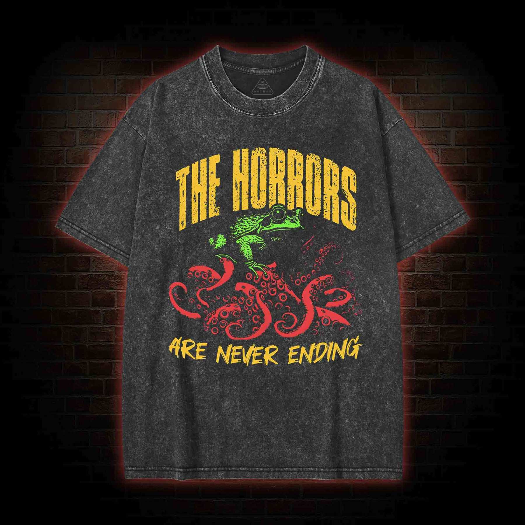 The Horrors Are Never Ending Washed T-shirt