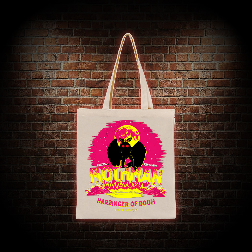 Mothman Harbinger of Doom Tote Bag
