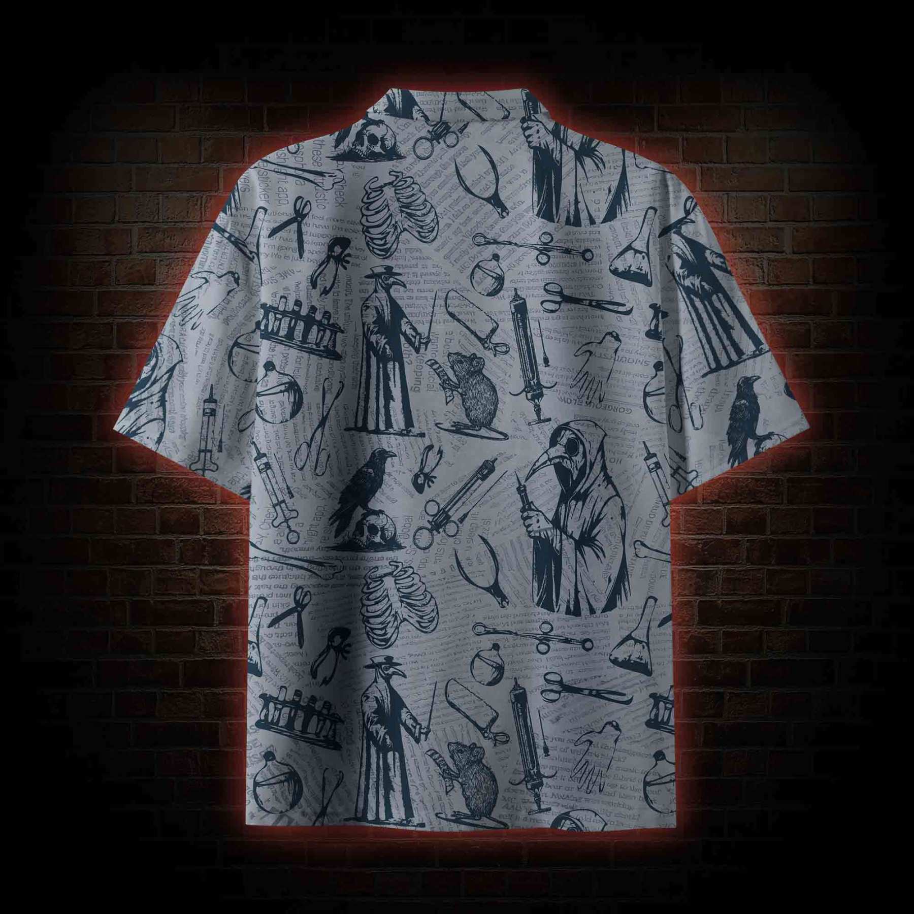 Black Death Hawaiian Shirt