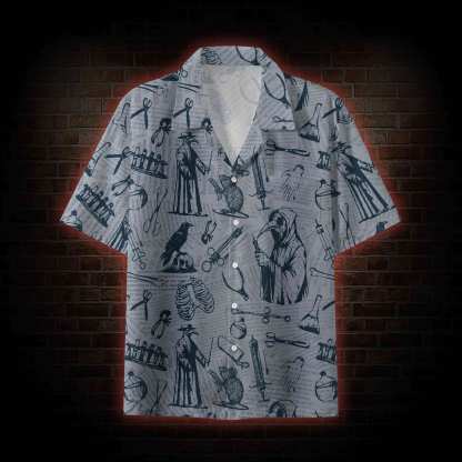 Black Death Hawaiian Shirt