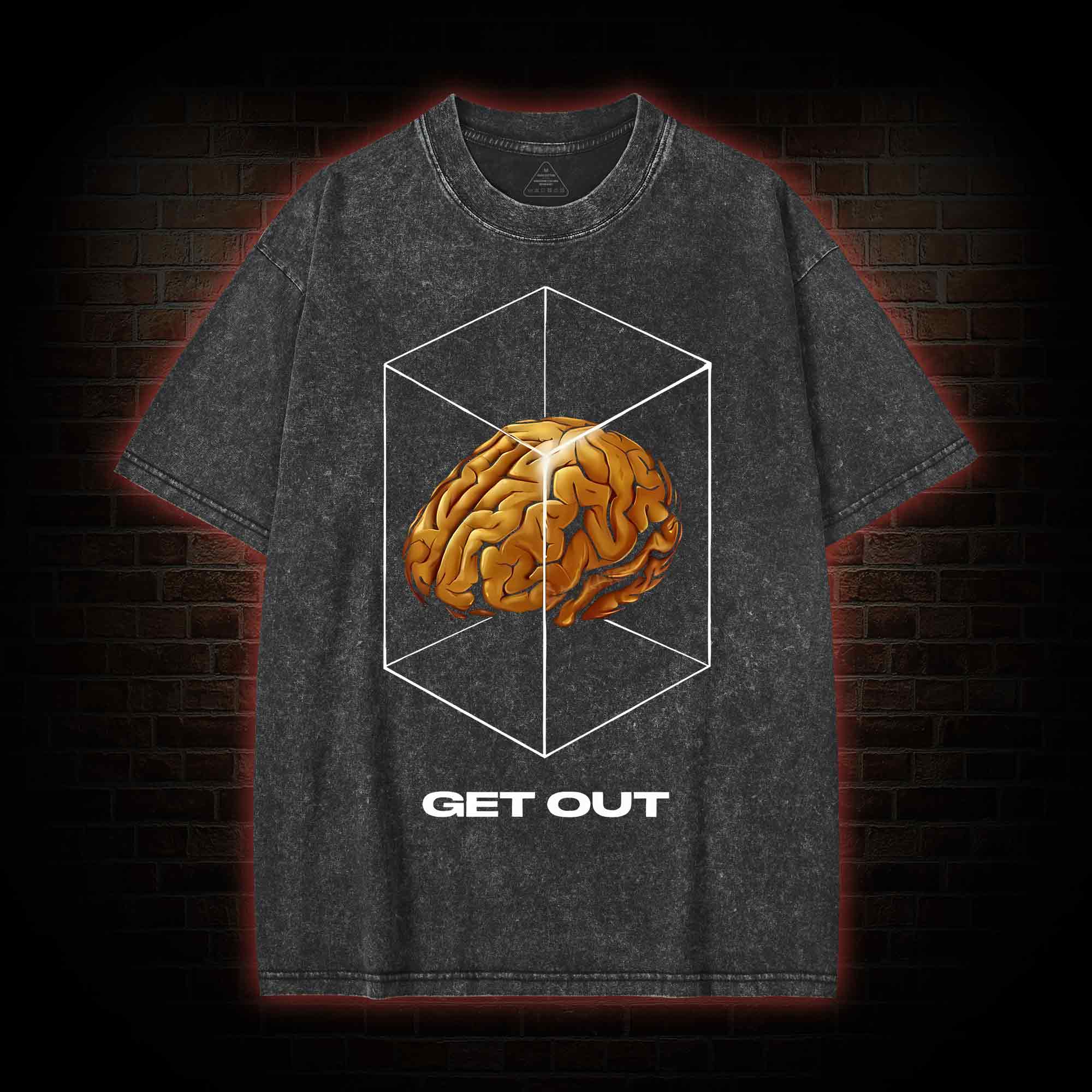 Get Out Washed T-shirt
