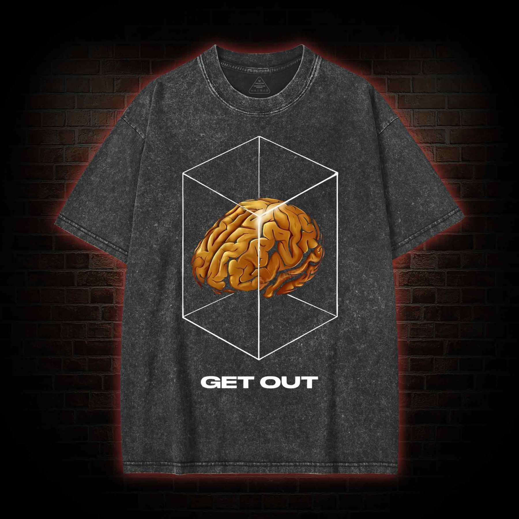 Get Out Washed T-shirt