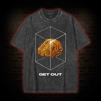 Get Out Washed T-shirt