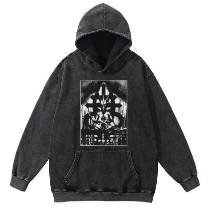Baphomet Washed Hoodie