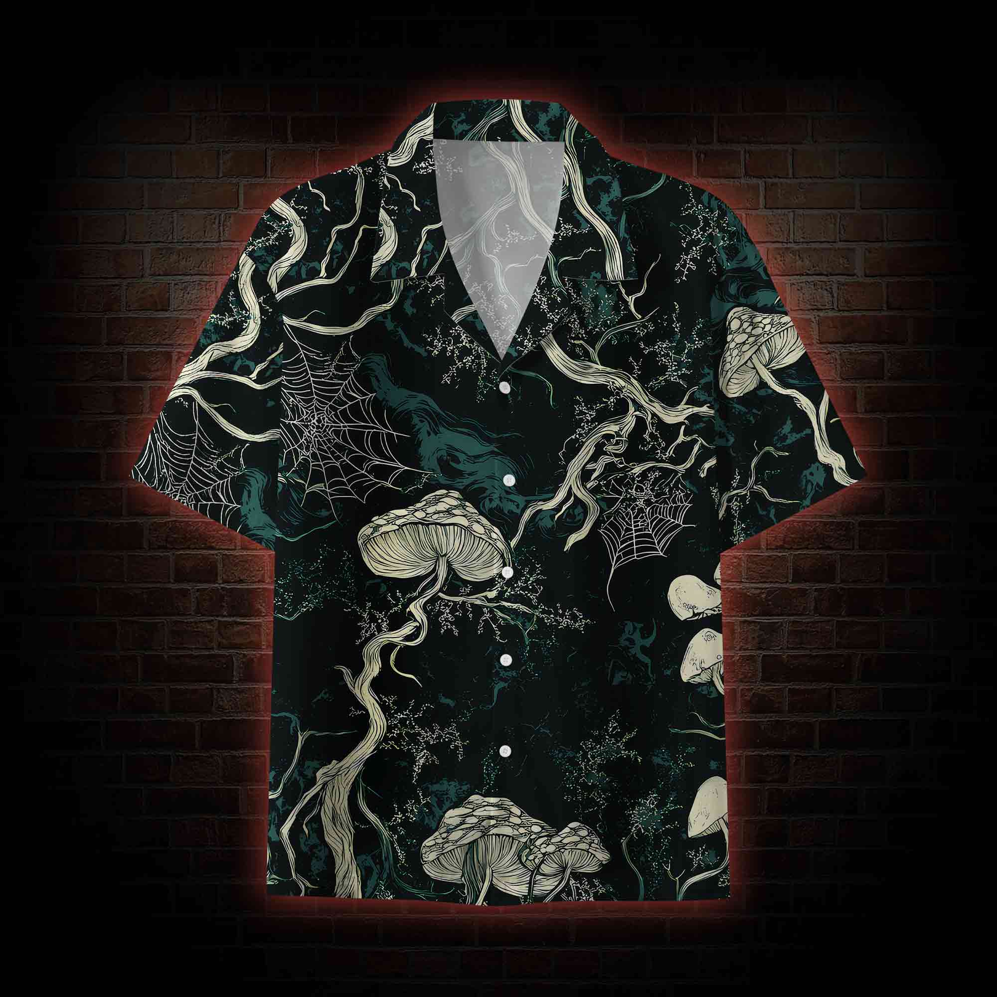 Mysterious Dark Forest Hawaiian Shirt