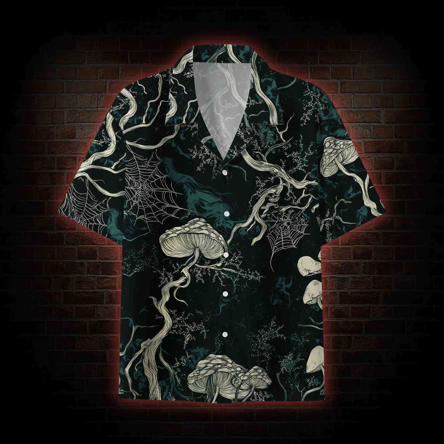 Mysterious Dark Forest Hawaiian Shirt