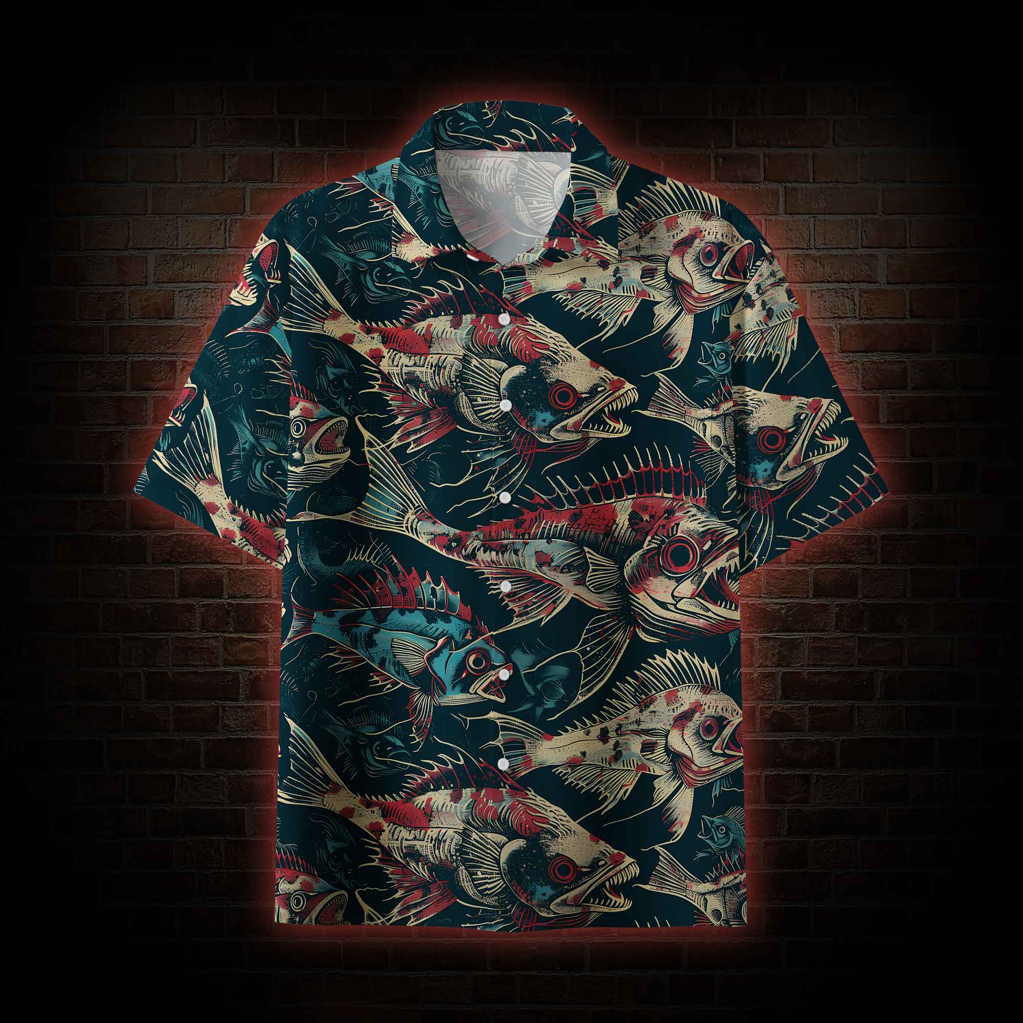 Deep Sea Mutant Fish Hawaiian Shirt