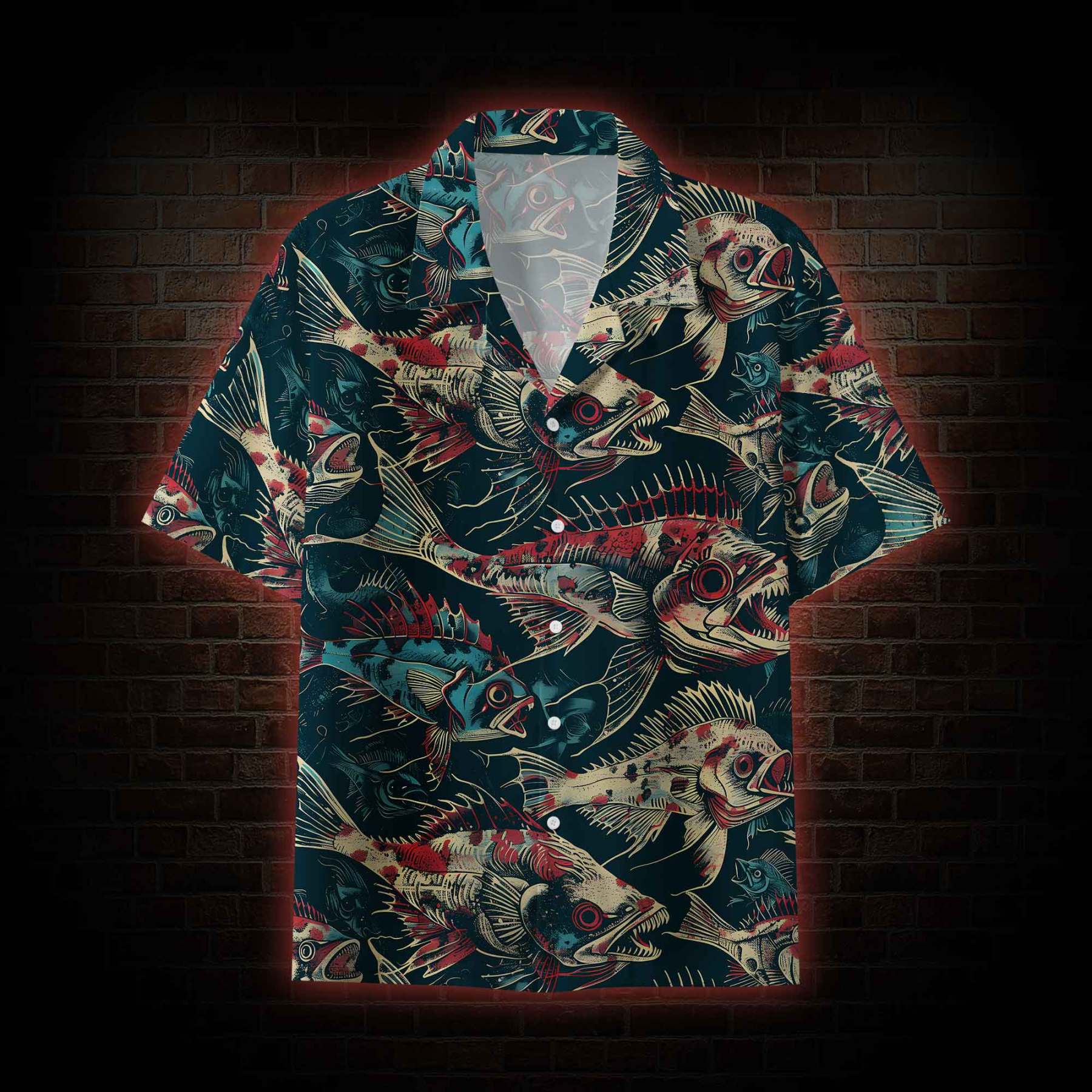 Deep Sea Mutant Fish Hawaiian Shirt