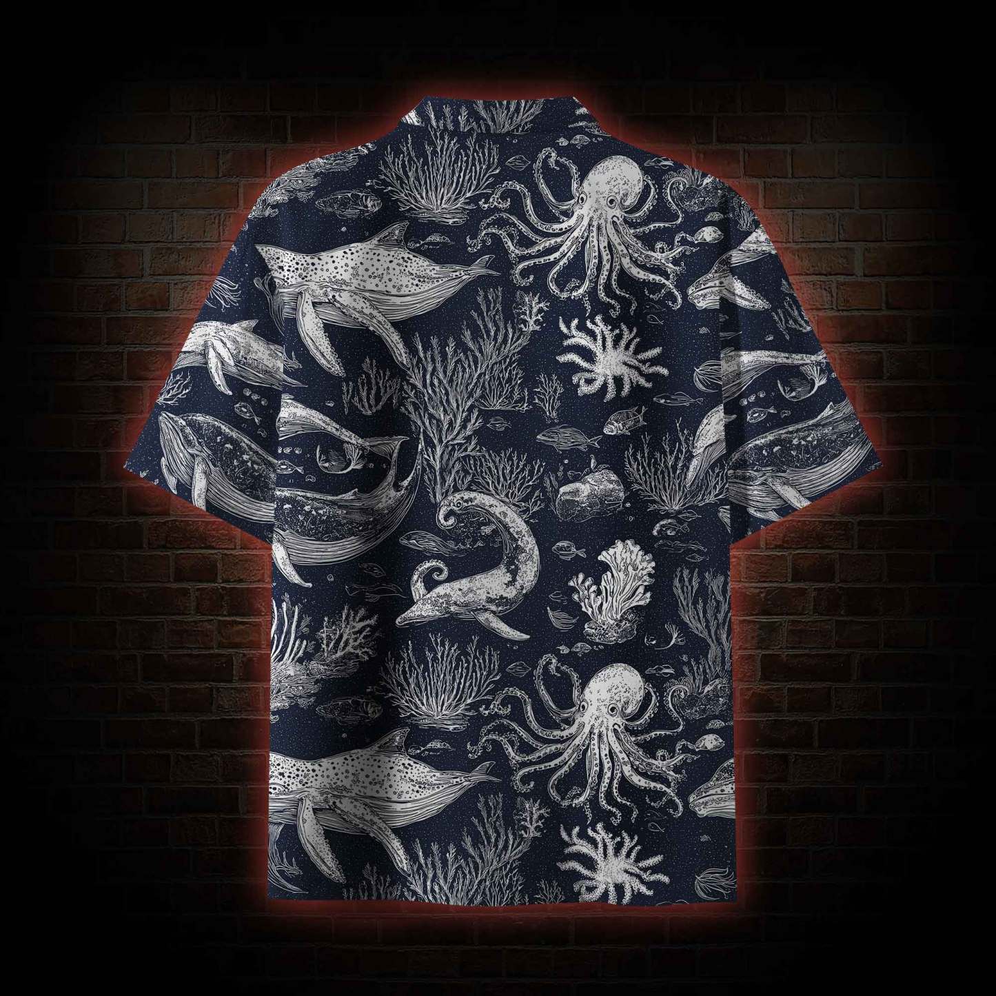 Cthulhu in the Deep Sea Hawaiian Shirt