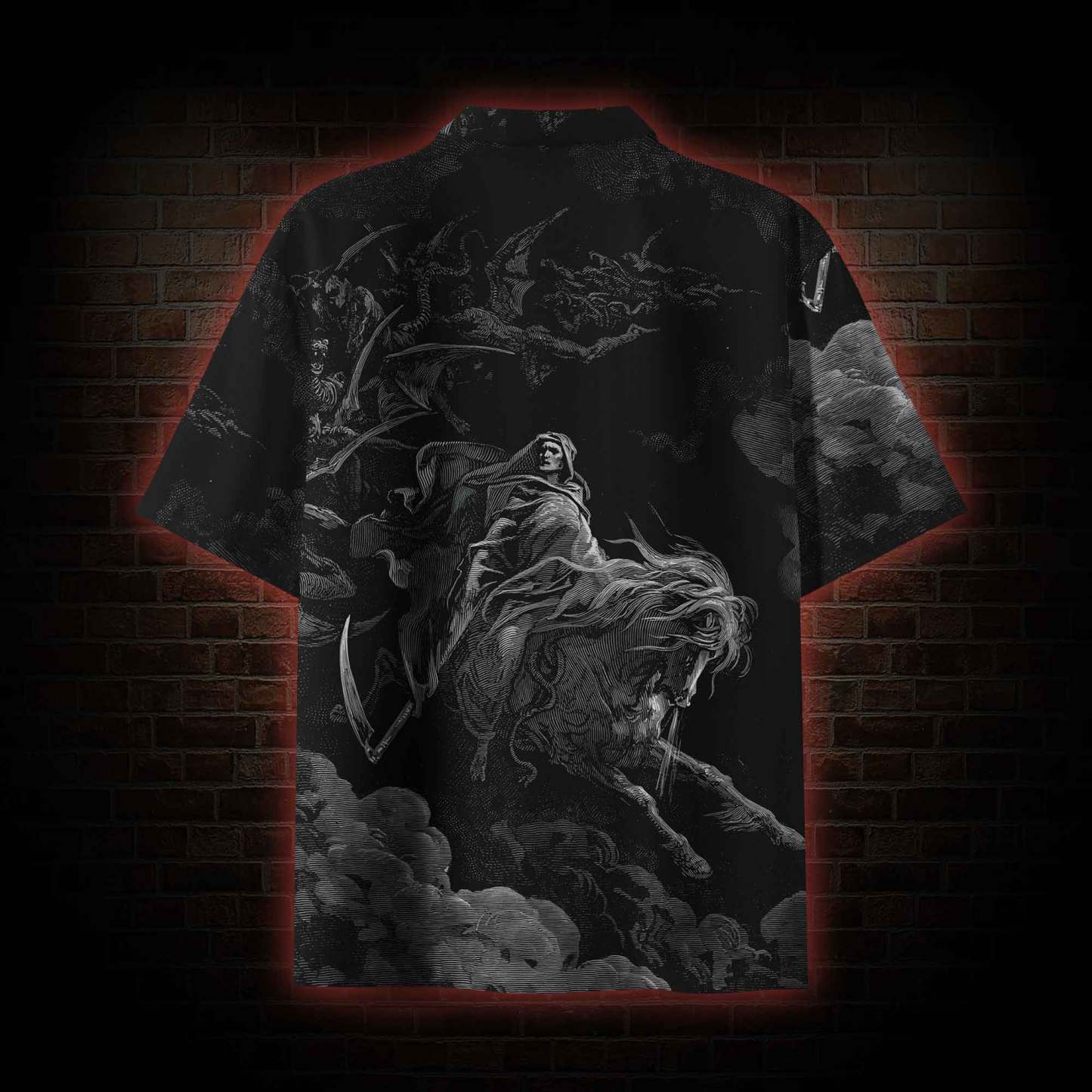 Death on the Pale Horse Button-up Shirt