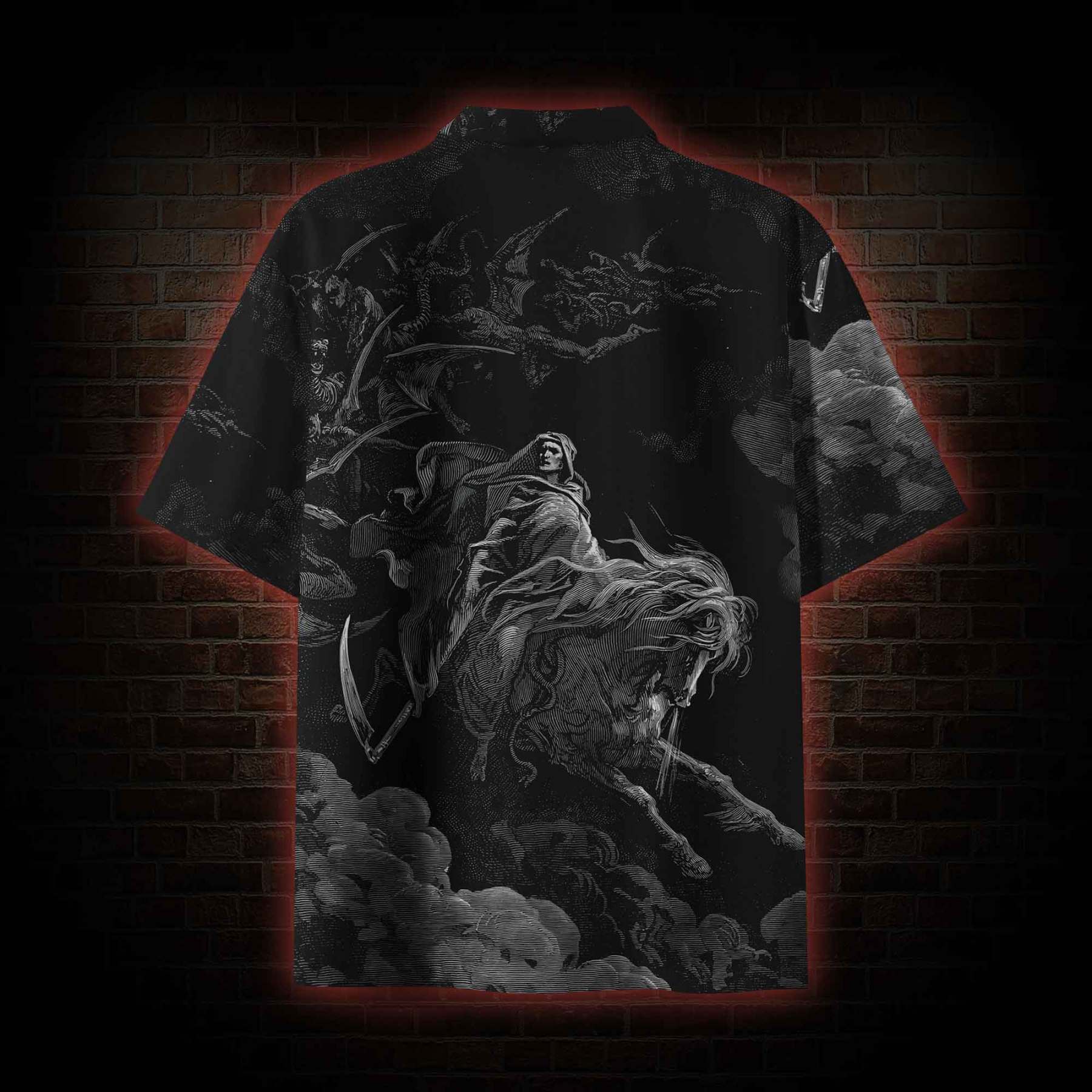 Death on the Pale Horse Button-up Shirt